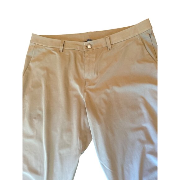 Lululemon Mens Stretch Khaki Pants Size 38 Workout Casual Athletic - Picture 2 of 5